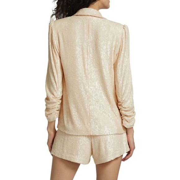 Generation Love Serafina Sequin Open-Front Blazer size S - Picture 3 of 14
